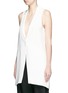 Front View - Click To Enlarge - ELIZABETH AND JAMES - 'Neema' crepe sleeveless long vest