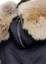 Detail View - Click To Enlarge - 3.1 PHILLIP LIM - Coyote fur trim zip hood nylon flight vest
