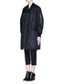 Front View - Click To Enlarge - 3.1 PHILLIP LIM - Chest strap flight parka