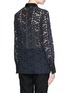 Back View - Click To Enlarge - 3.1 PHILLIP LIM - Silk trim floral guipure lace shirt
