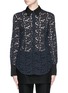 Main View - Click To Enlarge - 3.1 PHILLIP LIM - Silk trim floral guipure lace shirt