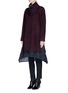 Front View - Click To Enlarge - 3.1 PHILLIP LIM - Notched lapel wool-alpaca oversize coat