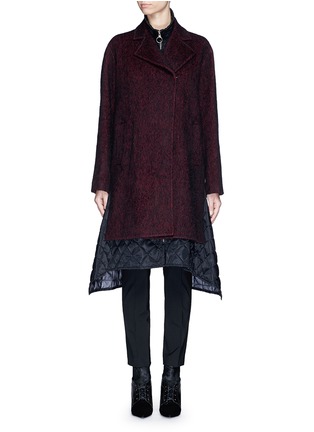 Main View - Click To Enlarge - 3.1 PHILLIP LIM - Notched lapel wool-alpaca oversize coat