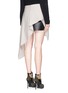 Back View - Click To Enlarge - 3.1 PHILLIP LIM - Utility strap wrap front asymmetric skirt