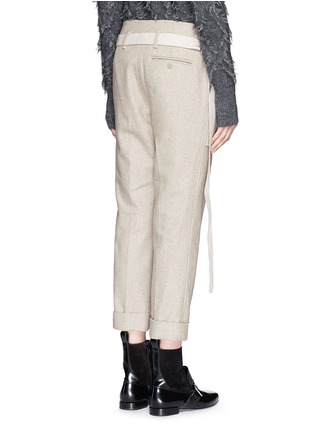 Back View - Click To Enlarge - 3.1 PHILLIP LIM - Apron front stitch down cuff pants