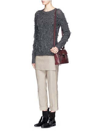 Figure View - Click To Enlarge - 3.1 PHILLIP LIM - Apron front stitch down cuff pants