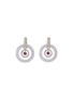 Main View - Click To Enlarge - SAMUEL KUNG - Convertible jade diamond pink sapphire earring pendant