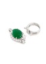 Detail View - Click To Enlarge - SAMUEL KUNG - Diamond jade 18k gold detachable pendant ring