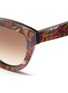 Detail View - Click To Enlarge - VALENTINO GARAVANI - 'Camubutterfly' acetate cat eye sunglasses