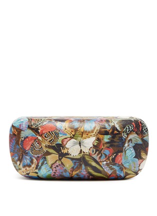 Detail View - Click To Enlarge - VALENTINO GARAVANI - 'Camubutterfly' muted print acetate sunglasses