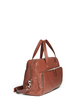 Detail View - Click To Enlarge - MAISON MARGIELA - Classic leather bowling bag