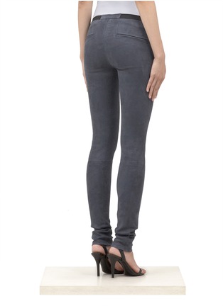 Back View - Click To Enlarge - HELMUT LANG - Stretch leather leggings