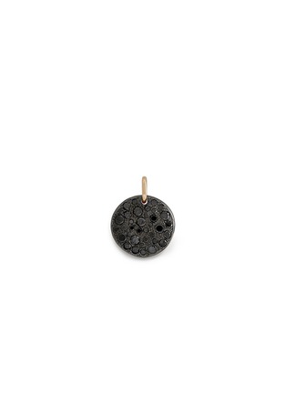 Main View - Click To Enlarge - POMELLATO - 'Sabbia' black diamond rose gold pendant