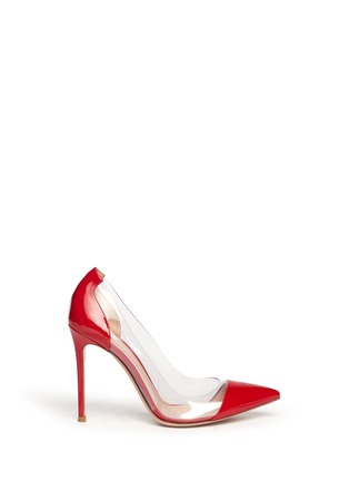 Main View - Click To Enlarge - GIANVITO ROSSI - Clear PVC patent leather pumps