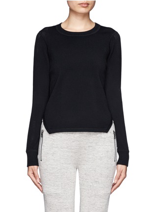 Main View - Click To Enlarge -  - Ellen eyelet knit sweater