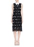 Main View - Click To Enlarge - ERDEM - Brenton feather embellished lace overlay dress