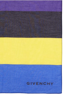 Detail View - Click To Enlarge - GIVENCHY - American flag cotton-silk scarf