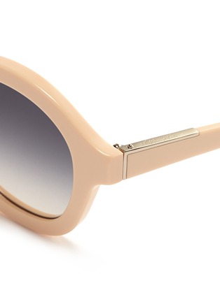 Detail View - Click To Enlarge - 3.1 PHILLIP LIM - x Linda Farrow thick acetate sunglasses
