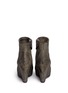 Back View - Click To Enlarge - RICK OWENS  - Spike heel wedge boots