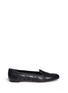 Main View - Click To Enlarge - ALEXANDER MCQUEEN - Sun and moon cutout leather slip-ons