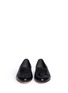 Figure View - Click To Enlarge - ALEXANDER MCQUEEN - Sun and moon cutout leather slip-ons
