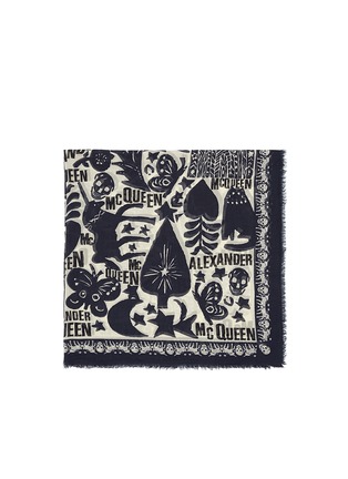 Main View - Click To Enlarge - ALEXANDER MCQUEEN - Fairytale print modal-silk scarf