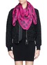 Figure View - Click To Enlarge - ALEXANDER MCQUEEN - Classic skull silk scarf 