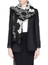Figure View - Click To Enlarge - ALEXANDER MCQUEEN - Ivy jacquard scarf