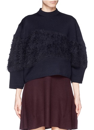 Main View - Click To Enlarge - 3.1 PHILLIP LIM - Angora blend panel wool sweater