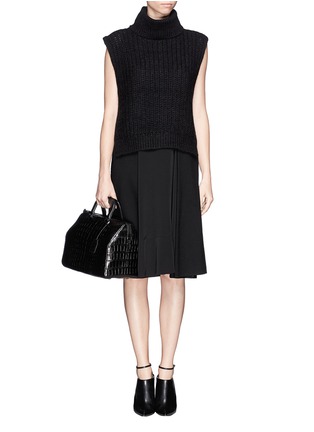 Figure View - Click To Enlarge - 3.1 PHILLIP LIM - Sleeveless turtleneck knit top