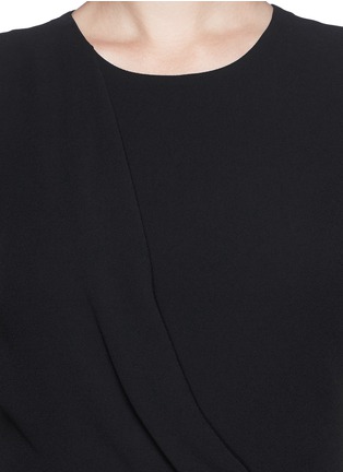 Detail View - Click To Enlarge - THEORY - 'Dialia' drape front dress