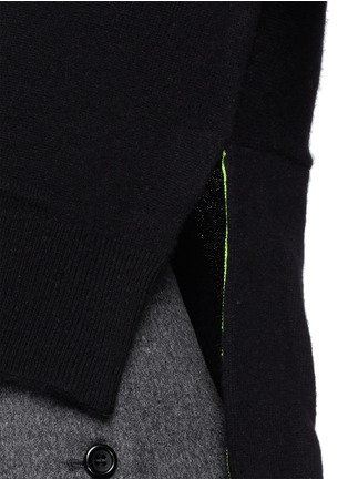 Detail View - Click To Enlarge - T BY ALEXANDER WANG - High-low hem sweater 