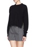 Front View - Click To Enlarge - T BY ALEXANDER WANG - High-low hem sweater 