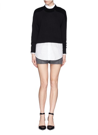 Figure View - Click To Enlarge - T BY ALEXANDER WANG - High-low hem sweater 