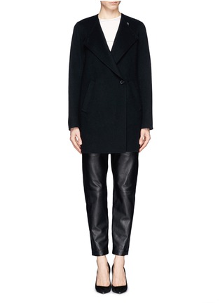 Main View - Click To Enlarge - THEORY - 'Nyma' asymmetrical coat