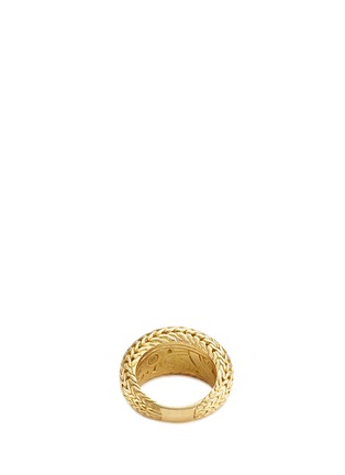 Figure View - Click To Enlarge - JOHN HARDY - 18k yellow gold chain effect dome ring