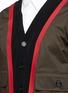 Detail View - Click To Enlarge - 71465 - Twill panel cardigan