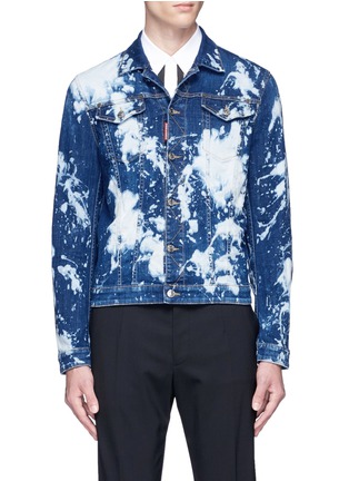 Main View - Click To Enlarge - 71465 - Bleached denim jacket