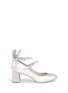 Main View - Click To Enlarge - SOPHIA WEBSTER - 'Lilia' crystal 3D bow mirror leather Mary Jane pumps