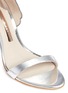 Detail View - Click To Enlarge - SOPHIA WEBSTER - 'Evangeline' 3D glitter angel wing mirror leather sandals