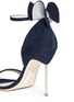 Detail View - Click To Enlarge - SOPHIA WEBSTER - Maya' glitter 3D bow suede sandals