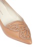 Detail View - Click To Enlarge - SOPHIA WEBSTER - 'Bibi Butterfly' stud cutout leather flats