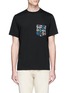 Main View - Click To Enlarge - PS PAUL SMITH - Dot paisley pocket cotton T-shirt