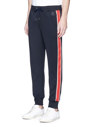 Front View - Click To Enlarge - PS PAUL SMITH - Stripe outseam track pants