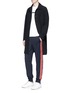 Figure View - Click To Enlarge - PS PAUL SMITH - Stripe outseam track pants