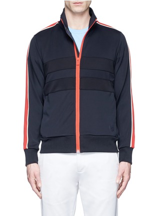 Main View - Click To Enlarge - PS PAUL SMITH - Contrast stripe jersey track jacket