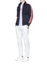 Figure View - Click To Enlarge - PS PAUL SMITH - Contrast stripe jersey track jacket