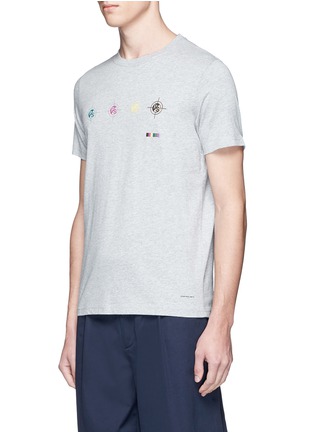 Front View - Click To Enlarge - PS PAUL SMITH - 'PS Targets' print organic cotton T-shirt