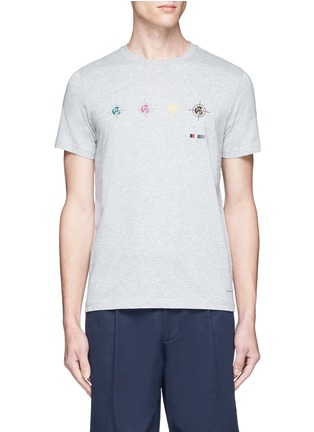 Main View - Click To Enlarge - PS PAUL SMITH - 'PS Targets' print organic cotton T-shirt