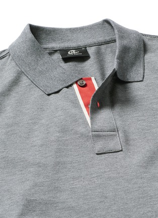 Detail View - Click To Enlarge - PS PAUL SMITH - Slim fit logo embroidered polo shirt